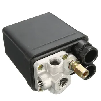 7.25-125 PSI Väike Õhu Kompressor Rõhu Lüliti Kontrolli 15A 240V/AC Reguleeritav Õhu Regulaator Klapi Kompressori Neli Auku