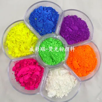 7colors *20g Trahvi Pulbristatud Värv NEOON Pigment Küünelakk Tegemise Soapmaking Küünlad Non-ja Kosmeetikatooted