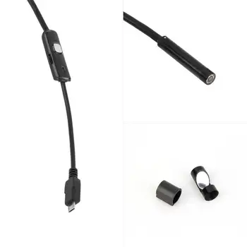 7mm Endoscope Kaamera Paindlik IP67, Veekindel Mikro-USB-Kontrolli Endoscope Android Nutitelefoni Endoscope 6LEDs Reguleeritav