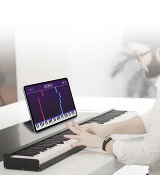88 Võtmed Kaasaskantav Bluetooth Digital Piano Professional Elektroonilised Midi Klaviatuuri Uus Aasta Muusikaline Kingitus