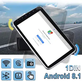 9 tolline 1 DIN Auto Stereo Raadio-Multimeedia-Video-Player Jälgida GPS Navigation 2+32G HD Puutetundlik Ekraan, WIFI, Auto Stereo Raadio AM/FM