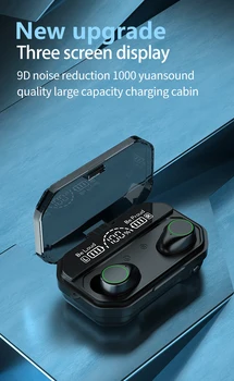 A16 9D Müra Vähendamise Sport Bluetooth Kõrvaklapid TWS Juhtmeta Peakomplekti In-ear Bluetooth 5.1 Kõrvaklapid Kõrvaklapid Earbuds