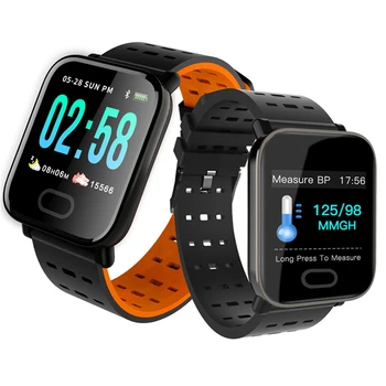 A6 Smart Vaadata koos Südame Löögisageduse Monitor Fitness Tracker vererõhk Käevõru Veekindel Vaata Smart Wristbands