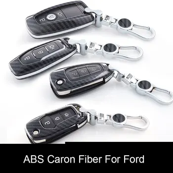 ABS süsinikkiust Remote Auto Võti Juhul Kaas Ford Ranger C-Max, S-Max, Focus Galaxy Mondeo Transiidi Fiesta Põgeneda Ecosport