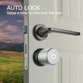 Airbnk M530SGB Smart Kodu Tuya Zigbee Smart Töötleja Võtmeta Silinder ukseluku Tuya Doorlock Cerradura Inteligente