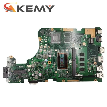Akemy Uus! X555LAB Emaplaadi Asus X555LA X555LAB Sülearvuti emaplaadi Koos i3-5010U PROTSESSOR 4GB RAM DDR3L