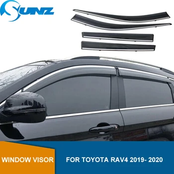Akna sadevee ärajuhtimise kanalid Toyota Rav-4 Rav4 XA50 2019 2020 2021 Suitsu Weather Shield Aknas Visiir Päike Vihm Kilpi SUNZ