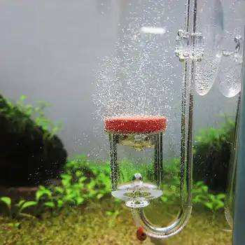 Akrüül Läbipaistev Akvaariumi Süsinikdioksiidi Mull Counter Refiner Kala Tank Vee Taimed CO2 Pihusti Difuusor