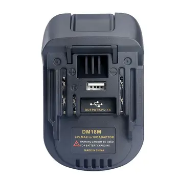Aku Konverter-Adapter Milwaukee Dewalt 18V 20V liitiumaku, et Makita elektrilise Tööriista Tarvikud 5V USB-Laadija