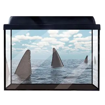 Akvaariumi Maastiku Kleebis Plakat Kala Tank 3D Taust Kleebised 3D Taust Kleebis Marine Aquarium Decor