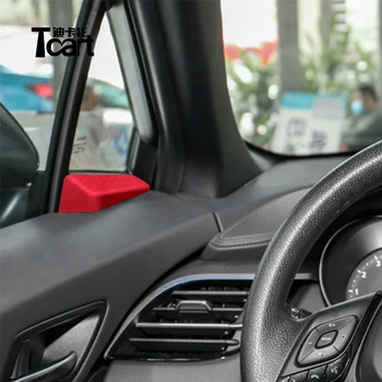 Alcantara uus Auto Tarvikud toyota chr c-hr 2018 2019 2020 2021 Ukse A-piilarist kvartalis akna liistude kate ABS süsiniku
