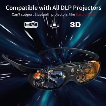 Algne Katiku 3D Prillid DLP-Link Vedel Kristall Laetav Virtuaalne Reaalsus LCD Klaas XGIMI H1/ H2/ Z6/ CC Aurora