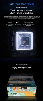 Algne Uusim vivo X60 5G NFC-Nutitelefoni Samsung Exynos 1080 6.56 Tolline AMOLED 120Hz Määr Reflash 48.0 MP põhikaamera Mobiiltelefon