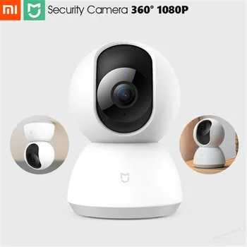 Algne Xiaomi Mi Mijia Smart Home Security Cam 1080P HD 360 Kraadi Night Vision Webcam IP Cam WIFI Jaoks MI Kodu App Kontrolli