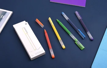 Algne Xiaomi Pen Juneng Värvikas Neutraalne Pliiatsid Mijia Super Vastupidav Värvikas Kirjalikult Märk Pen Kooli Asukoht tindiga Joonistamine
