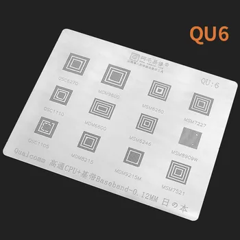Amaoe Qualcomm Ühise CPU Baseband BGA Reballing šabloon jaoks QSC6270/MDM6600/MDM9600