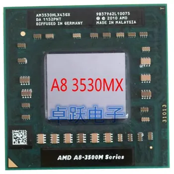 AMD A8-3500M seeria A8-3530MX A8 3530MX AM3530HLX43GX Sülearvuti CPU 1.9 GHz/4M/Quad Core FS1 sülearvuti APU Sülearvutid sülearvuti