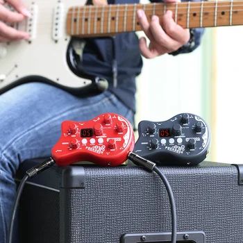 Ammoon PockRock Kitarri Pedaal Multi-mõju Protsessor Kitarr Mõju Pedaali 15 Mõju toiteplokk Kitarri Tarvikud