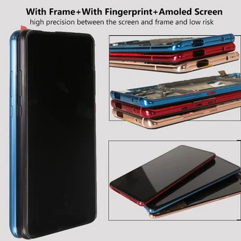 Amoled LCD Ekraan Xiaomi Mi 9T Display With Frame&Sõrmejälje 5 Punkti Puudutage Ekraani Asendamine Xiaomi Mi 9 T Mi 9T Pro