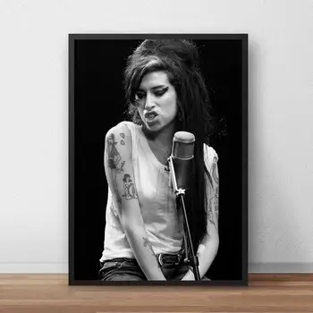 Amy Winehouse Plakat Muusika Laulja Star Lõuendile Maali Kunst Home Decor kvaliteedi Maali Seina Art