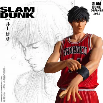 Anime Slam Dunk Shohoku Rukawa Kaede Nr 11 PVC Tegevus Arvandmed Korvpalli Hanamichi Sakuragi Kollektsiooni Nukud Kingitus 23cm