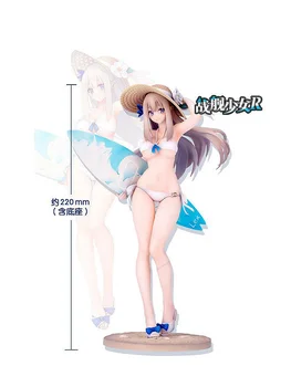 Anime Sõjalaev Tüdrukud R Lexington Beach Ujumistrikoo Versioon 1/8 Skaala PVC Tegevus Joonis Anime Seksikas Arvandmed Laekuva Mudel Mänguasja Nukk