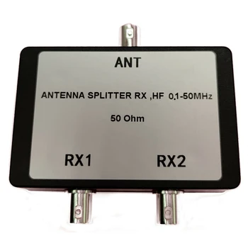 Antenni Splitter RX HF 0.1-50MHz 50Ohm 100KHz-50MHz sagedusalas Ühe Antenni Porti ja Kaks Vastuvõtja Sadamad