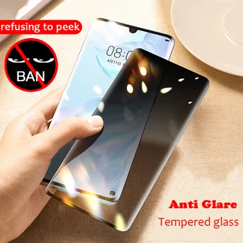 Anti-Peeping Karastatud Klaas Huawei P30 lite P20 PRO P20 lite Anti Glare Klaas huawei p30 lite p20 pro ekraani Kaitsekile