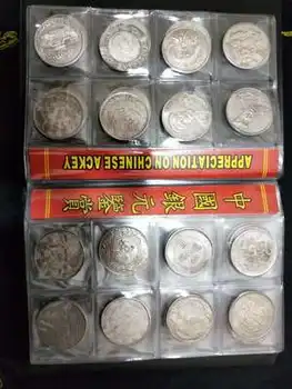 Antiik kogumise Hiina silver dollari kallinemine kõvakaaneline Brošüür