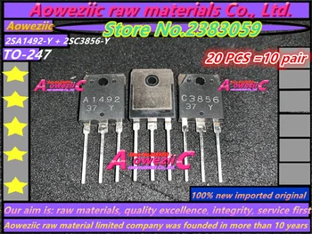 Aoweziic 2018+ uued imporditud originaal 2SA1492-Y 2SC3856-Y 2SA1492 2SC3856 A1492 C3856 TO-247 Võimendi Transistori