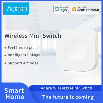 Aqara Smart Wireless Switch Mijia Smart home tulede lüliti Sisseehitatud Güroskoop Funktsiooni ZigBee Ühendus Töö Mi Kodu Homekit APP