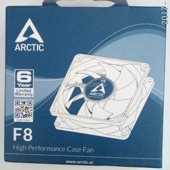 Arctic F8 3pin 8cm 80mm 2000rpm Külmik jahutusventilaator temperatuurikontroll silent fan Ehtne originaal