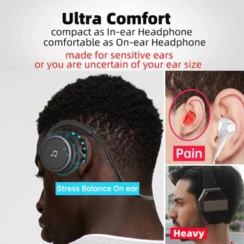 Arikasen Bluetooth kõrvaklapid sport MP3 Player Peakomplekti FM-Raadio laiendatud mälu traadita kõrvaklappide mängija, bluetooth kõrvaklappide mic