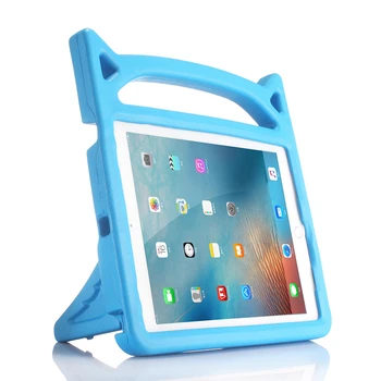 Armas Kassi kõrvad Puhul Apple iPad 2 3 4 Põrutuskindel Case for iPad2 ipad3 ipad4 Käepide Seista Lapse Pad Kaitsev Kate