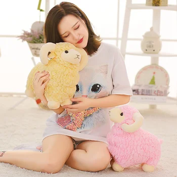Armas väike lammas, palus mänguasjad, lambad, nukud, padjad, magamiskotid korea nukud
