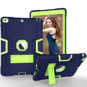 Armor Case For iPad 10.2 tolline 2019 iPad7 Raskeveokite Silikoon TPÜ + PC Raske Seista Tilk põrutuskindel + Ekraani Kaitsekile IP71