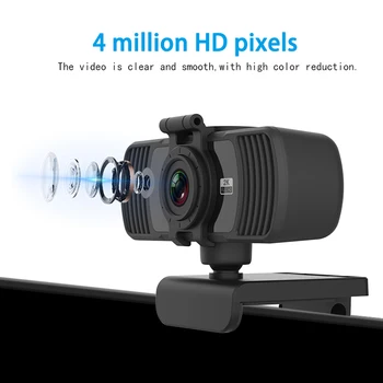 Arvuti Veebikaamera, Sisseehitatud Mikrofon 2K Full HD Nr 1080P Laiekraan Video-Töö-Kodu Aksessuaarid USB veebikaamera-PC-Linux