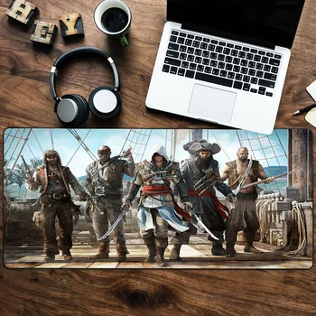 Assassins Creed suur mäng mouse pad tabel matt liiga kummist mouse pad isikupärastatud maastiku mouse pad