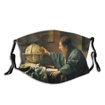Astronoom Johannes Vermeer De Astronoom Mitte Ühekordselt Trükitud Suu, Näo Mask Anti Tuule tolmukindel Filtritega, Kõrvaklamber