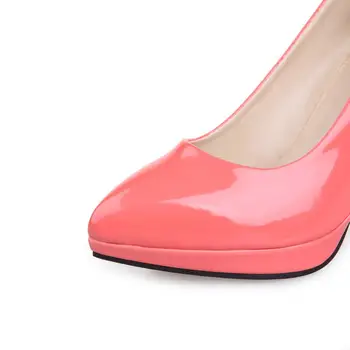 ASUMER 6 värvi kõrge kvaliteedi 2020 uusim naiste pumbad pikad varvas, platvorm, kõrge kontsaga kingad naine pulmapidu kingad