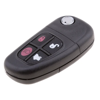 Auto, 4-Button Remote Key Fob Juhul Kiip Täielik Ühik Jaguar XJ XJR X S