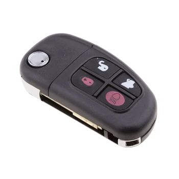 Auto, 4-Button Remote Key Fob Juhul Kiip Täielik Ühik Jaguar XJ XJR X S