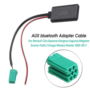 Auto Bluetooth Moodul Aux Adapter Wireless Radio Player Stereo Aux-In o Kaabel Renault Cloo Kangoo Megane Scenic