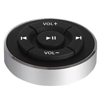 Auto Bluetooth Multimeedia Nuppu puldil Adapteri Kaasaskantav Rool Muusika Kontrolli Nuppu Meedia Päästikut Telefon