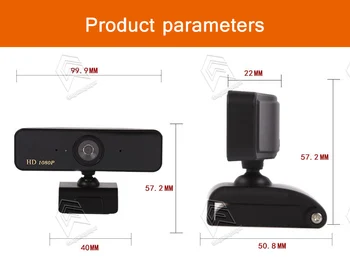 Auto focus Veebikaamera 1080P, HDWeb Kaamera 1920 x 1080p koos Sisseehitatud, HD Mikrofon, USB-Pistik