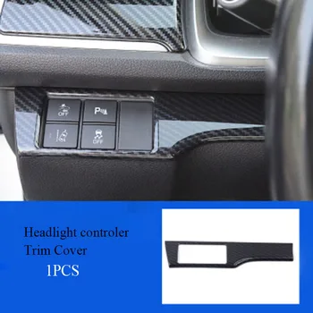 Auto Interjööri Stiil A/C Aknas Control Panel Cover Shift Nupp Käik Paneel Vormimise Sisekujundus Honda Civic 2016 2017 2018 2019