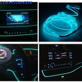Auto Kaunistamiseks LED Valgus Neoon Valgus tucson volkswagen polo mercedes cla opel meriva renault clio volvo v60 polo (6r