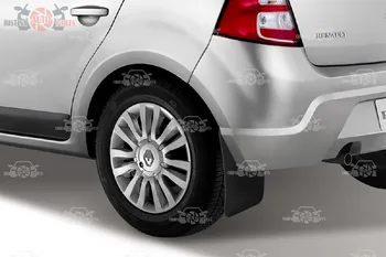 Auto muda klapid eest Renault Sandero I 2009~2013 mudflaps splash valvurid muda klapi taga porilauad fender auto tarvikud mustuse eest kaitsta