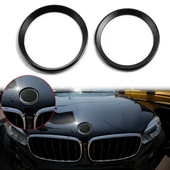 Auto Must Ees Taga Logo Ümbritseva Ringi BMW 3 4 Seeria 82 Mm ja 74 Mm Embleem Auto Välisilme Kaunistamiseks