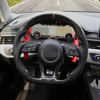Auto Rooli Shift Mõla Hõbe Must Punane Käigukangi Laiendamine Teenetemärgi Sisekujundus Audi A8 S5 SQ5 R8 Q7 TT TTS, A4 A5-A3, S3